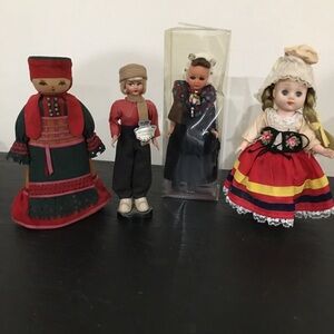 Four dolls